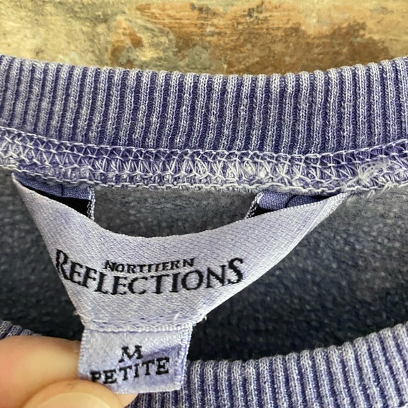 Purple Faded Northern Reflections Sweatshirt - Picture 2 of 3